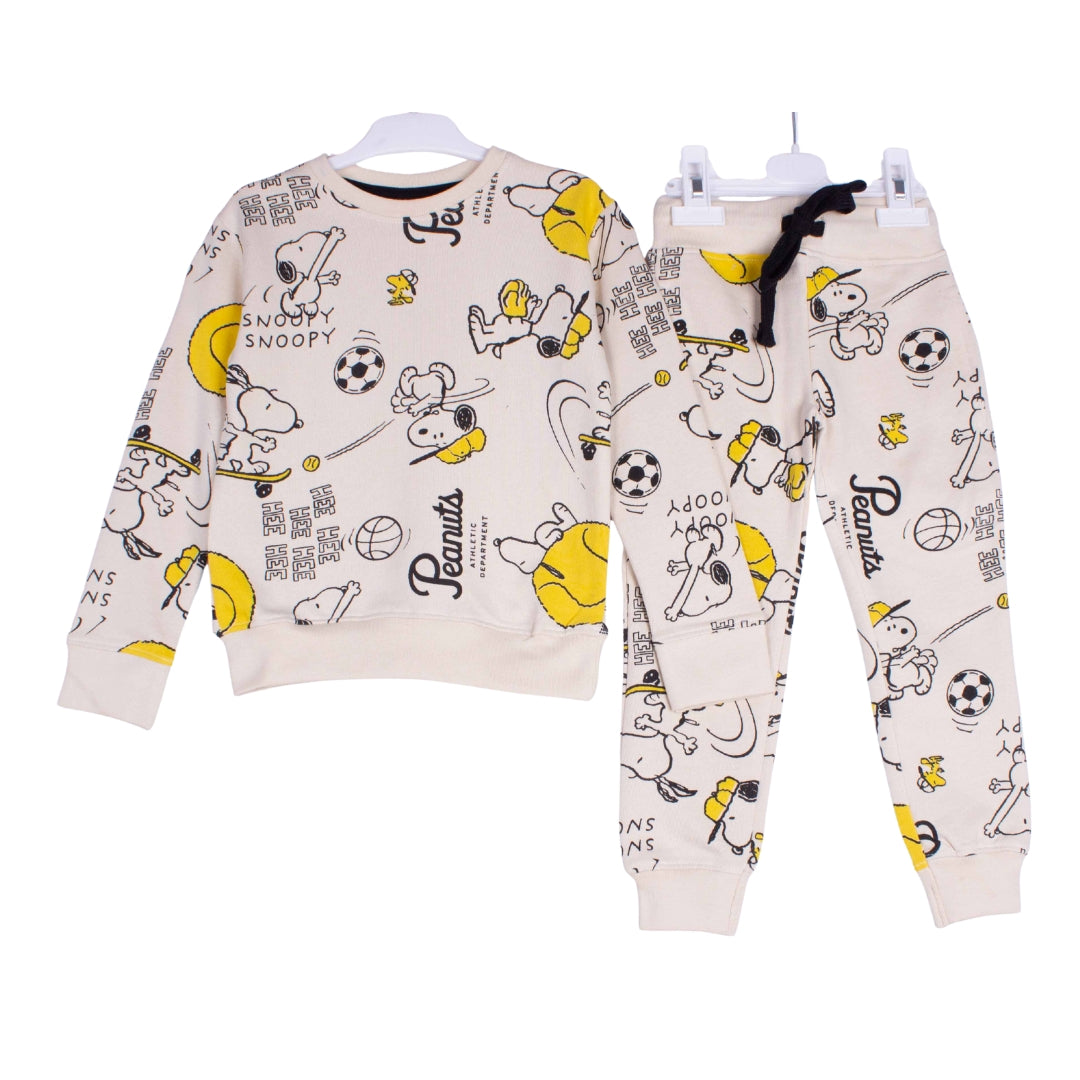 Snoopy Sports Beige