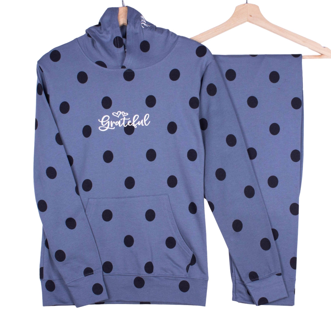 Grateful Polka Hoodie