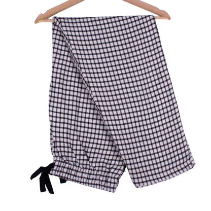 Black and White Plaid Pants