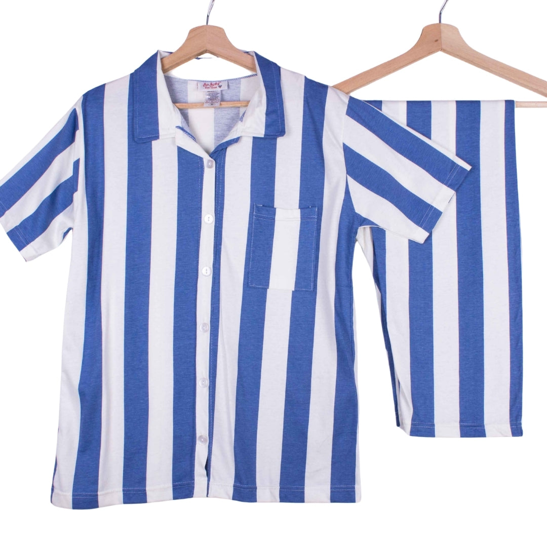 Coastal Blue Stripes