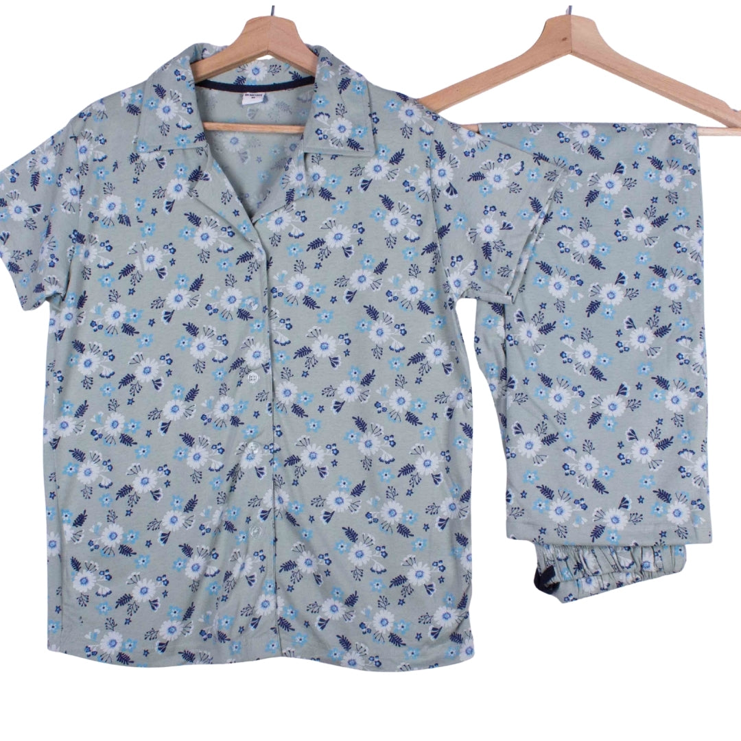 Dusty Blue Florals