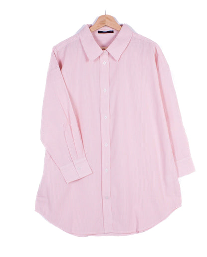 Pink Striped Lounger