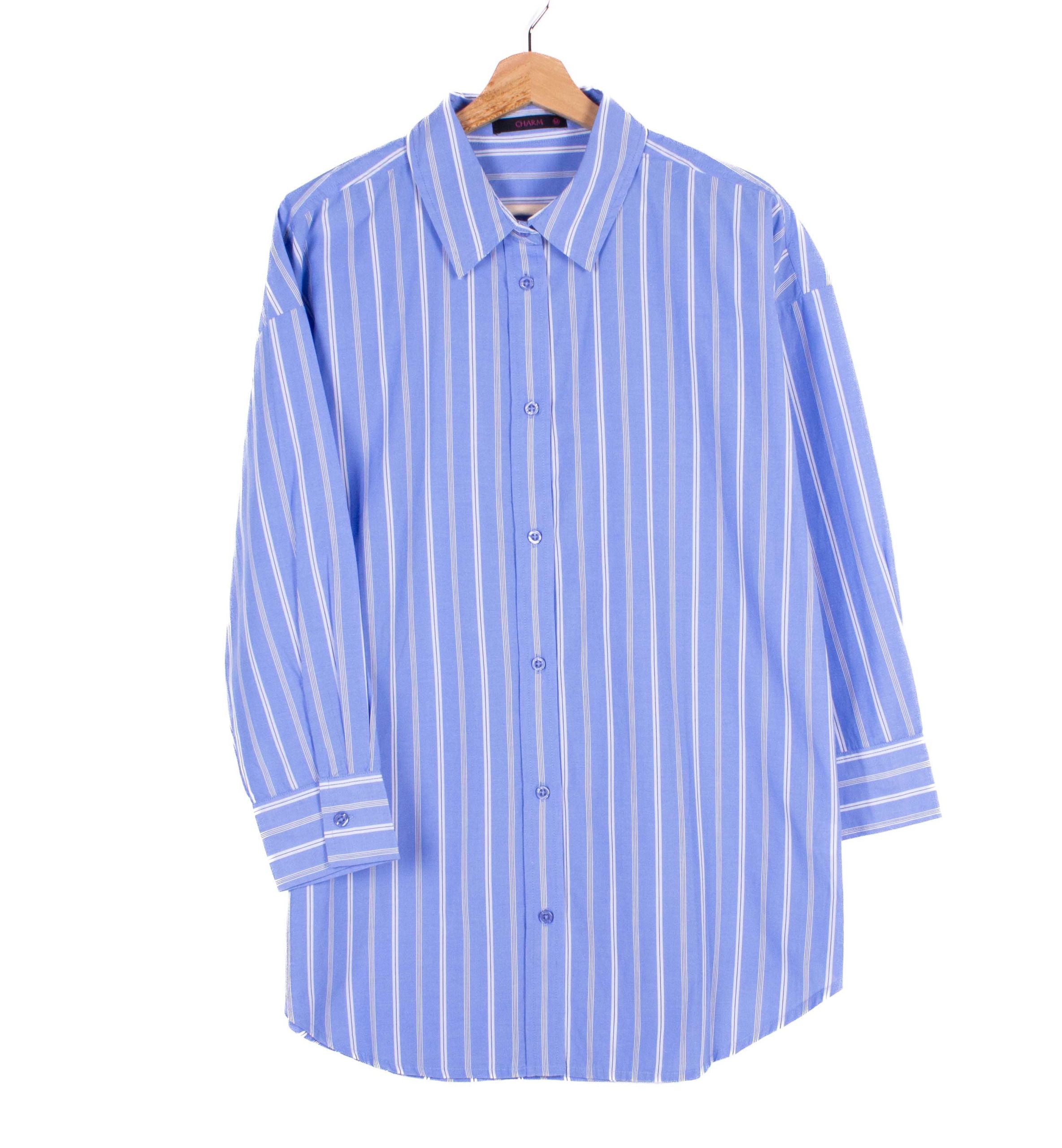 Blue Striped Lounger