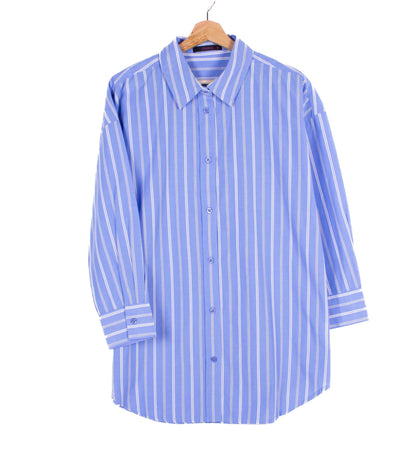 Blue Striped Lounger