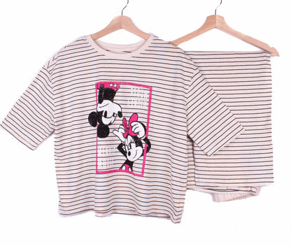 Stripes Mickey Minnie