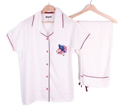 Sunbathing Stitch (Maroon Lining)