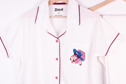 Sunbathing Stitch (Maroon Lining)