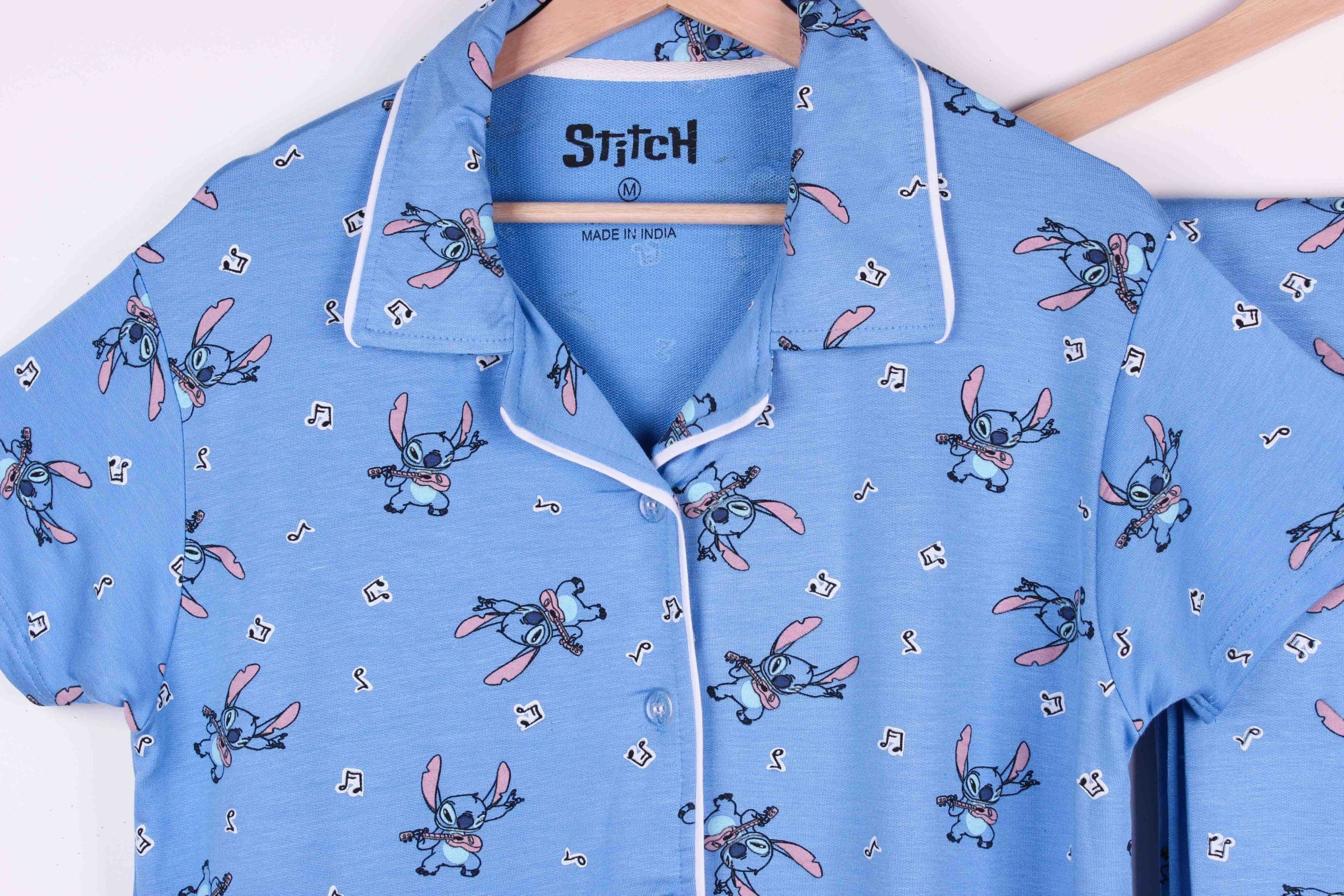 Light Blue Musical Stitch
