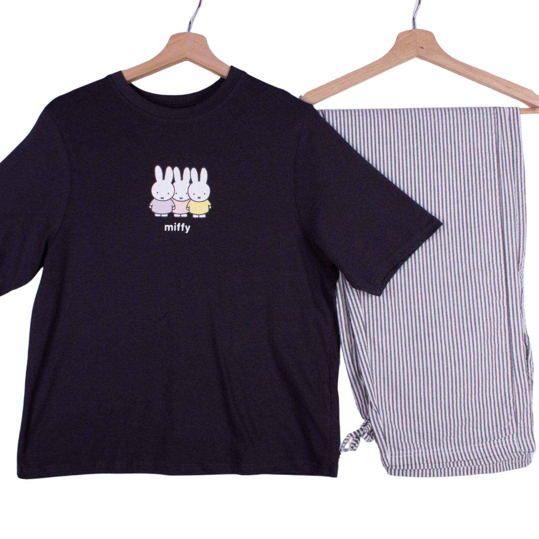 Miffy Pinstripe Navy