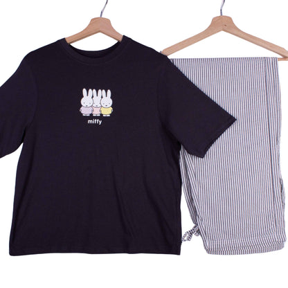 Miffy Pinstripe Navy