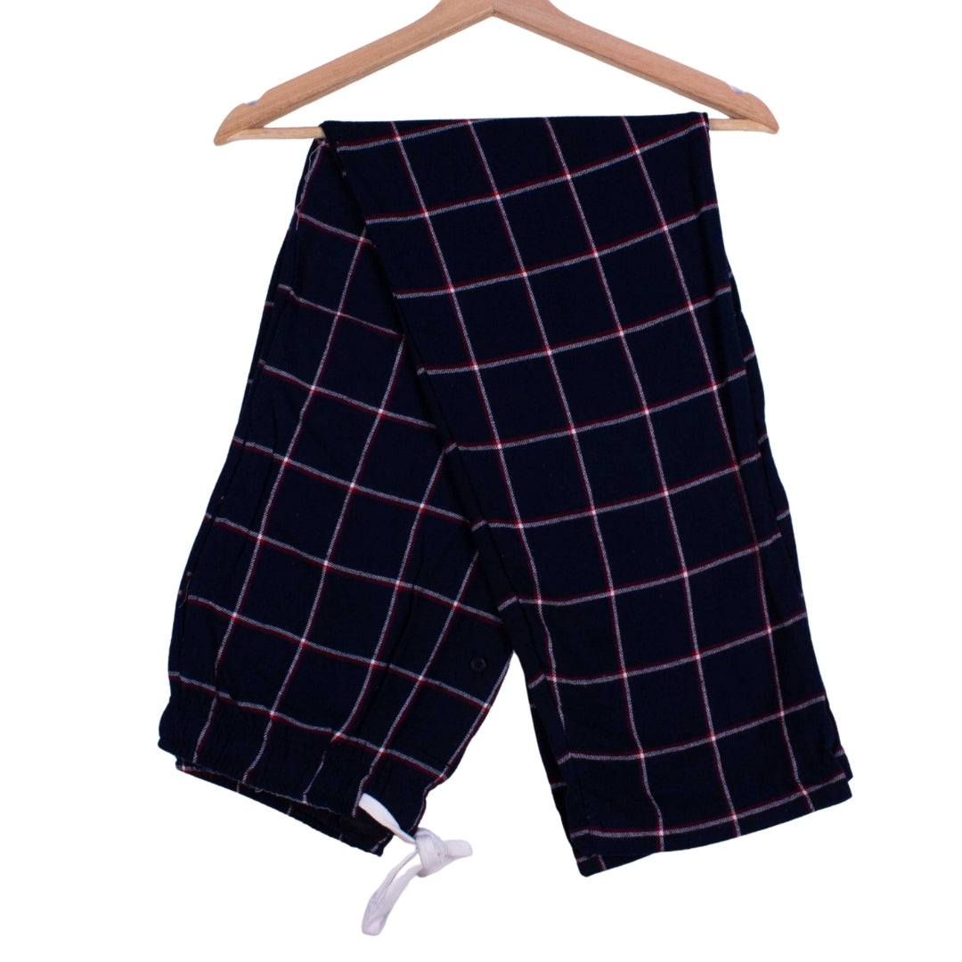 Navy Red Plaid