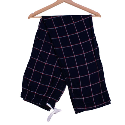Navy Red Plaid