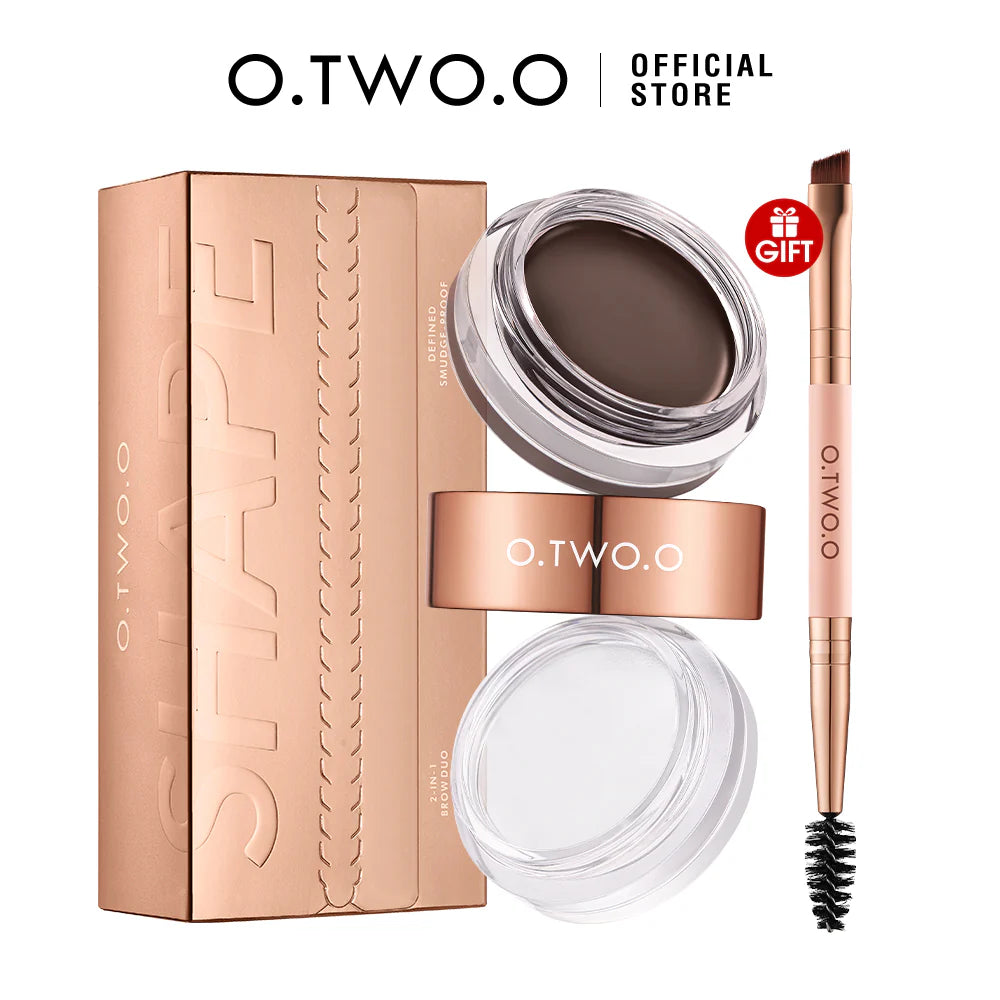 O.TWO.O Fluff Shaping Brow Cream + Wax
