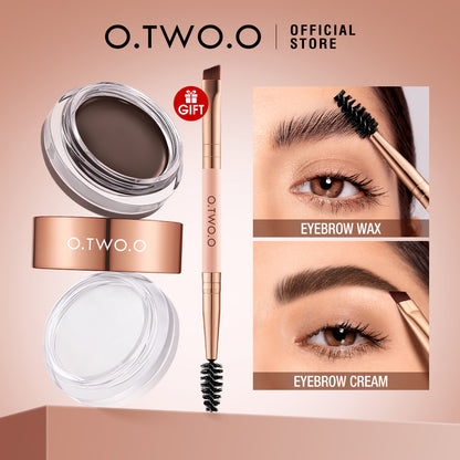 O.TWO.O Fluff Shaping Brow Cream + Wax