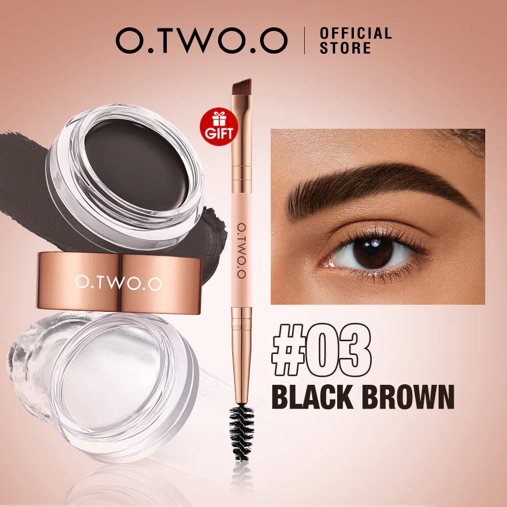 O.TWO.O Fluff Shaping Brow Cream + Wax