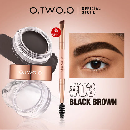 O.TWO.O Fluff Shaping Brow Cream + Wax