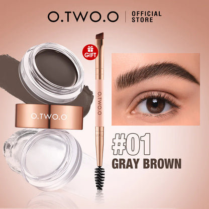 O.TWO.O Fluff Shaping Brow Cream + Wax