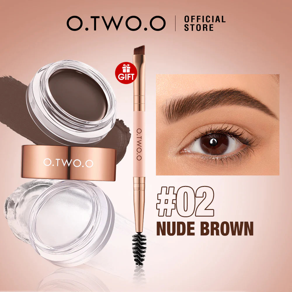 O.TWO.O Fluff Shaping Brow Cream + Wax