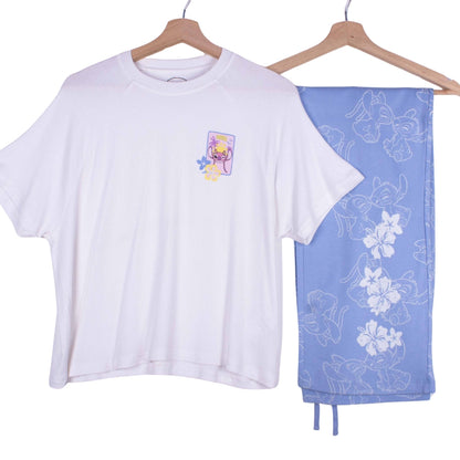 Super Soft Periwinkle Stitch Floral