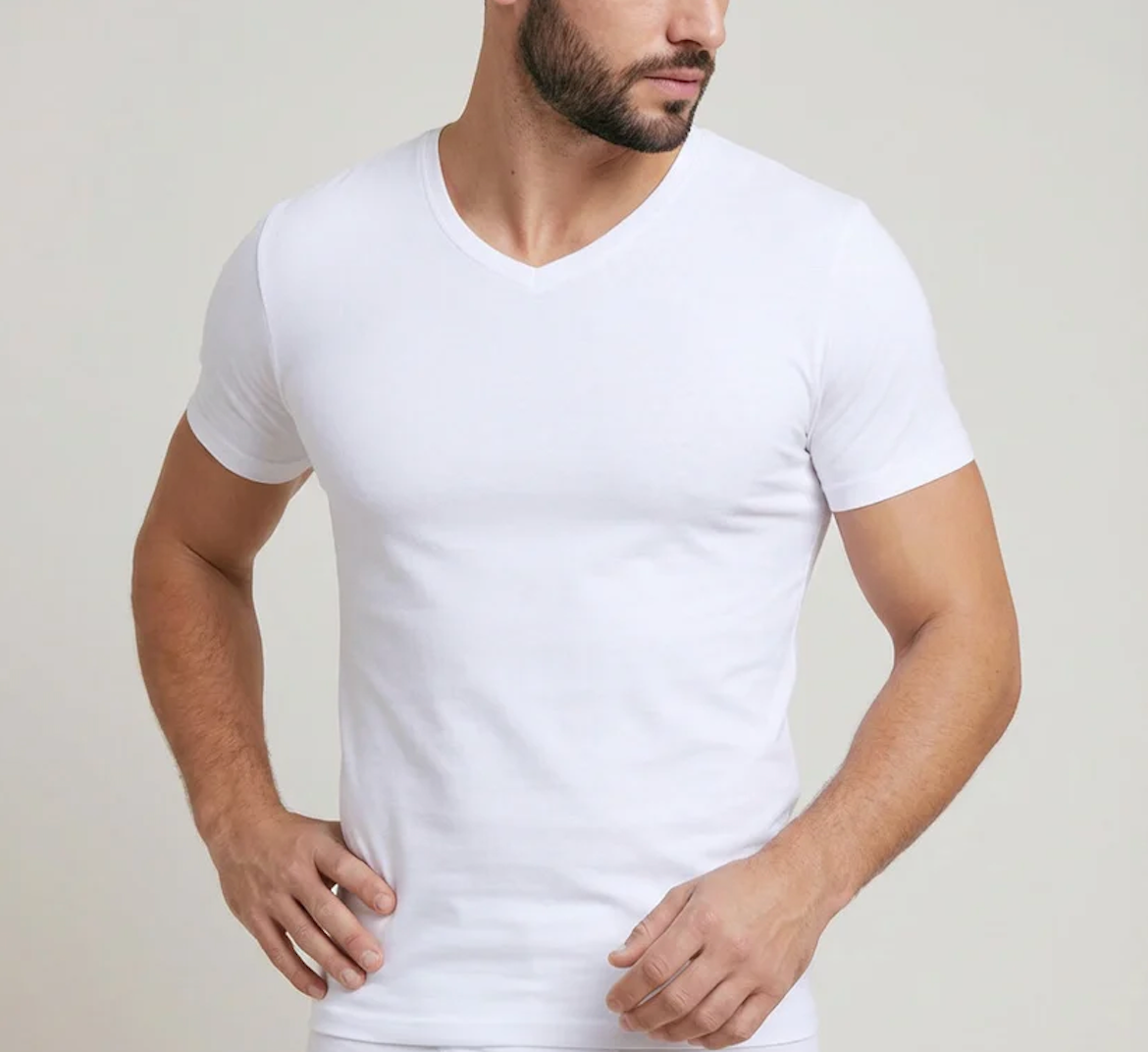 100% Cotton Undershirt (فانلة نصف كم)